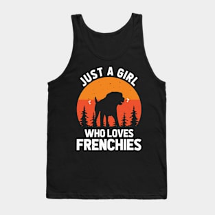 Just A Girl Who Loves Frenchies T shirt For Women Tank Top